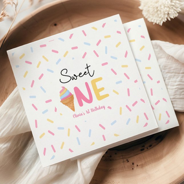 Guardanapo De Papel Festa do primeiro primeiro aniversario do Sweet On (Criador carregado)