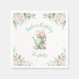 Guardanapo De Papel Festa Floral Romântica de Rosas Vintage Shabby Chi