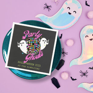 Guardanapo De Papel Festa Ghouls Retro Halloween Fantasmas