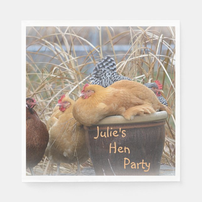 Guardanapo De Papel Festa Hen (Frente)