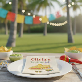 Guardanapo De Papel Festa Mexicana Personalizada de Despedida de Solte