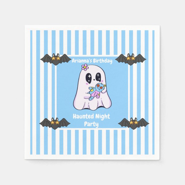 Guardanapo De Papel Festa Noturna Assombrada Aniversário - Noite de Ha (Frente)
