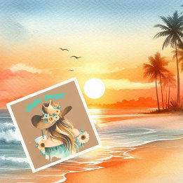 Guardanapo De Papel Festa Ocidental de Cowgirl Costeira