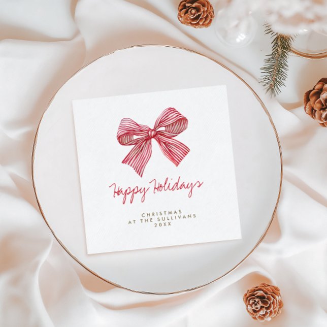 Guardanapo De Papel Festa Personalizada de Férias Personalizada do Arc (Criador carregado)