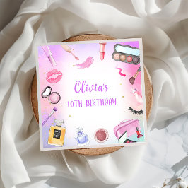 Guardanapo De Papel Festa Spa Garota Glamor Makeday Napkins