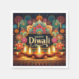 Guardanapo De Papel Festivo Diwali