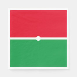Guardanapo De Papel Festivo Moderno Brilhante Vermelho Kelly Verde Blo