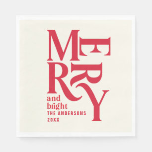 Guardanapo De Papel Festivo Red Vintage, festa de natal