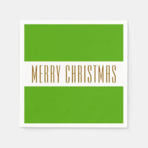 Festivo Verde Brilhante Branco Friso NATAL