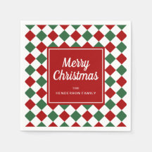 Festivo Vermelho Cheque Feliz Natal