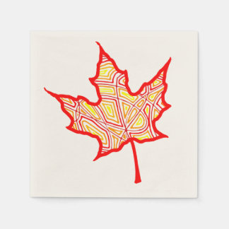 Guardanapo De Papel Fiery Leaf
