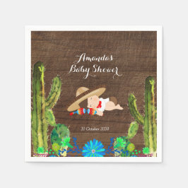 Guardanapo De Papel Fiesta Boy Muchachito Paper Party Napkins
