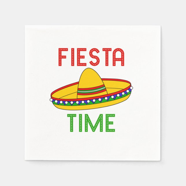 Guardanapo De Papel Fiesta Time Cinco De Mayo Paper Napkins (Frente)