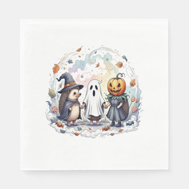 Guardanapo De Papel Figurino de Halloween (Frente)