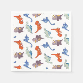 Guardanapo De Papel Filhinho Bonito Dinossauro Colorido Impressão