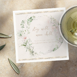 Guardanapo De Papel Filho da Lua | Chá de fraldas Boho Hippie