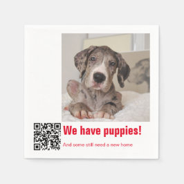 Guardanapo De Papel Filhote de Great Dane à venda