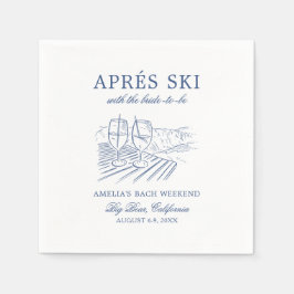 Guardanapo De Papel Fim de Semana Après Ski Com a Noiva Para Ser Bach