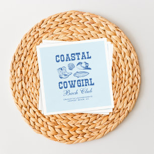 Guardanapo De Papel Fim de Semana da Bachelorette Cowgirl Costeira
