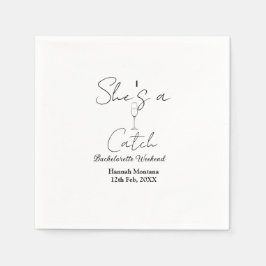 Guardanapo De Papel Fim de semana de despedida de solteira garrafa de 