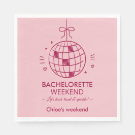 Guardanapo De Papel Fim de semana Minimalista Moderno para Solteira | 