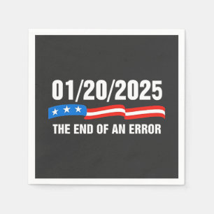 Guardanapo De Papel Fim do Erro Janeiro 20 2025 Trump Inauguration