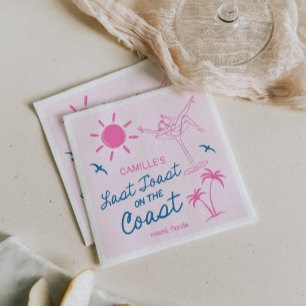 Guardanapo De Papel Final de Semana da Última Bachelorette Toast da Pr
