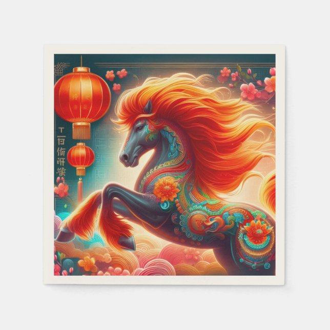 Guardanapo De Papel Fire Horse (Frente)
