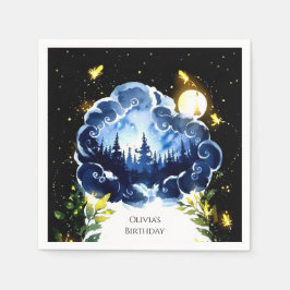 Guardanapo De Papel Firefly Fantasy Woodland Birthday
