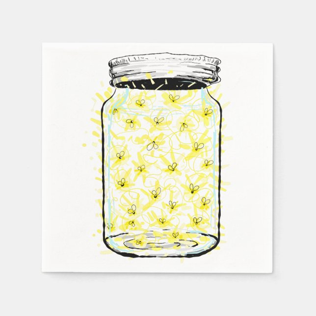 Guardanapo De Papel Firefly Frenzy (Frente)