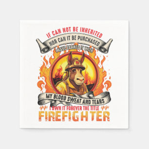 Guardanapo De Papel Fireman Donkey Paper Napkin
