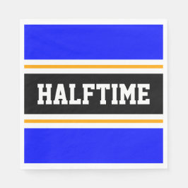 Guardanapo De Papel Fita-HALFTIME Preta-Amarela-Atlética Azul-Amarelo-