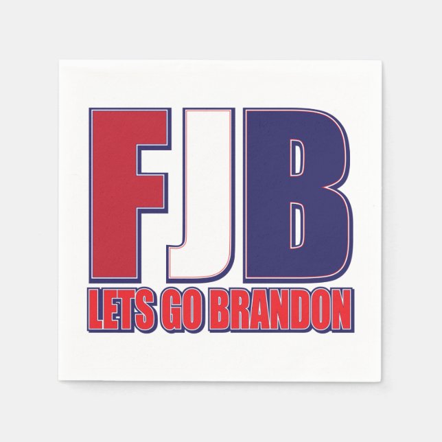 Guardanapo De Papel FJB - Vamos Brandon (Frente)