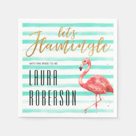 Guardanapo De Papel Flamingle Flamingle Stripes de Casa | CHÁ DE PANEL
