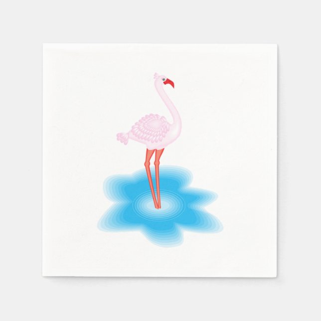 Guardanapo De Papel Flamingo (Frente)
