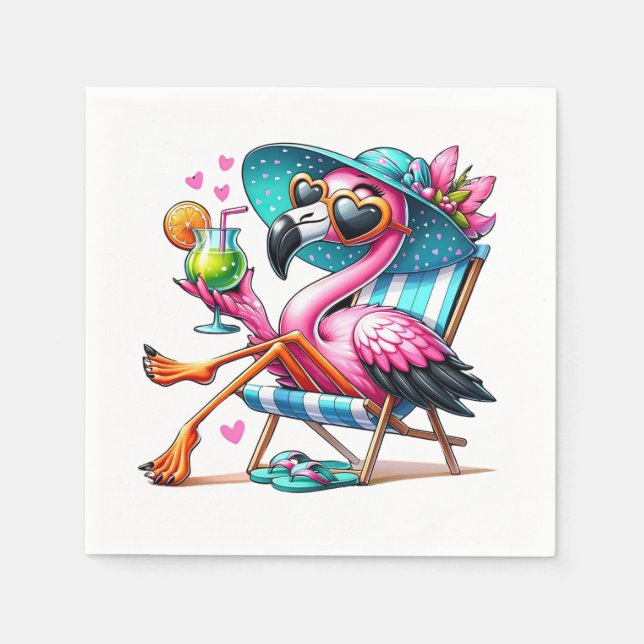 Guardanapo De Papel Flamingo legal (Frente)