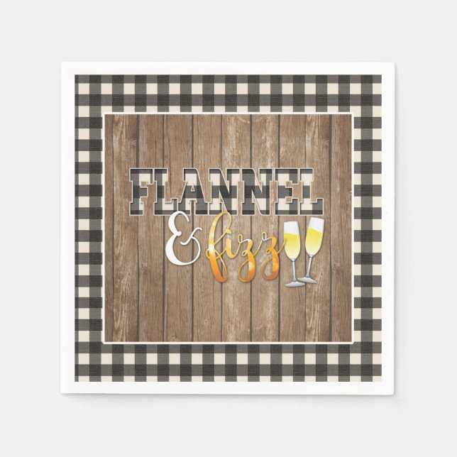 Guardanapo de papel Flannel e Fizz - Branco - Made (Frente)