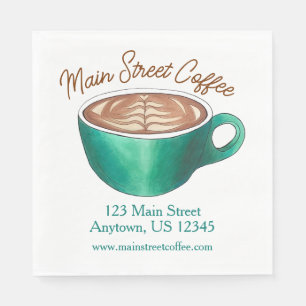 Guardanapo De Papel Flat White Latte Cappucccino Café Compro House Caf