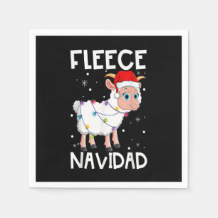 Guardanapo De Papel Fleece Navidad Funny Christmas Shea Feliz Xmas Li