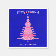 Floco de neve personalizado de árvore de Natal ros