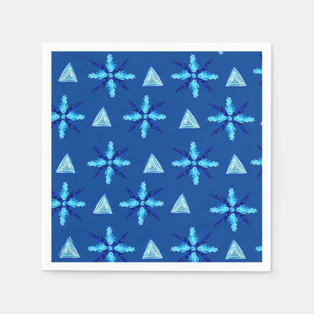 Guardanapo De Papel Flocos de neve (Frente)