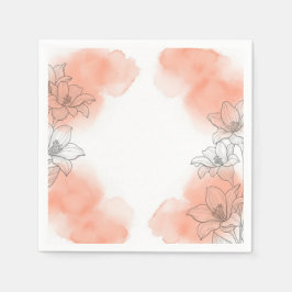 Guardanapo De Papel Flor