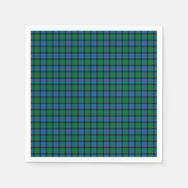 Guardanapo De Papel Flor Da Scotland National Tartan (Frente)