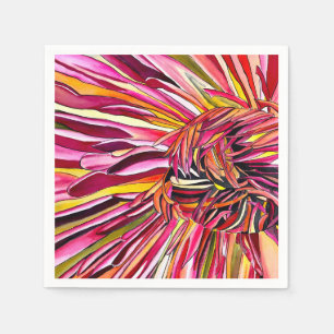 Guardanapo De Papel Flor de aquarelas de crisântemos