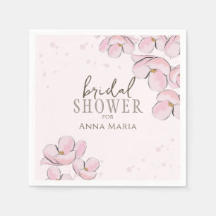 Guardanapo De Papel Flor-de-cereja, cor-de-rosa, Chá de panela botânic