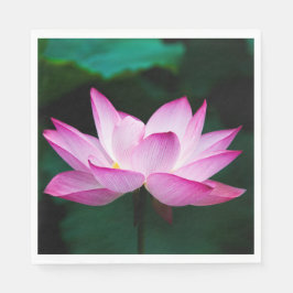 Guardanapo De Papel Flor de Lotus Rosa