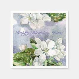 Guardanapo De Papel Flor de maçã