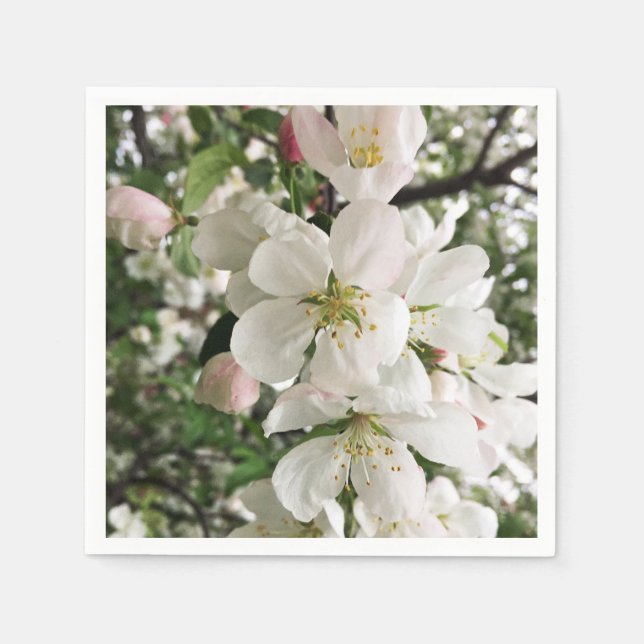 Guardanapo De Papel Flor de maçã (Frente)