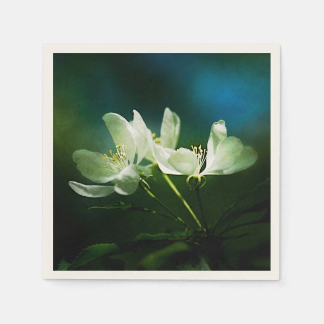 Guardanapo De Papel Flor de Maçã - Duas Flores (Frente)