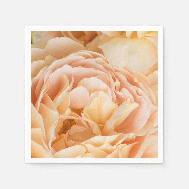 Guardanapo De Papel Flor de rosa amarela (Frente)